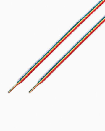 Šnúrky Rainbow do vysokých topánok 54''/137 cm