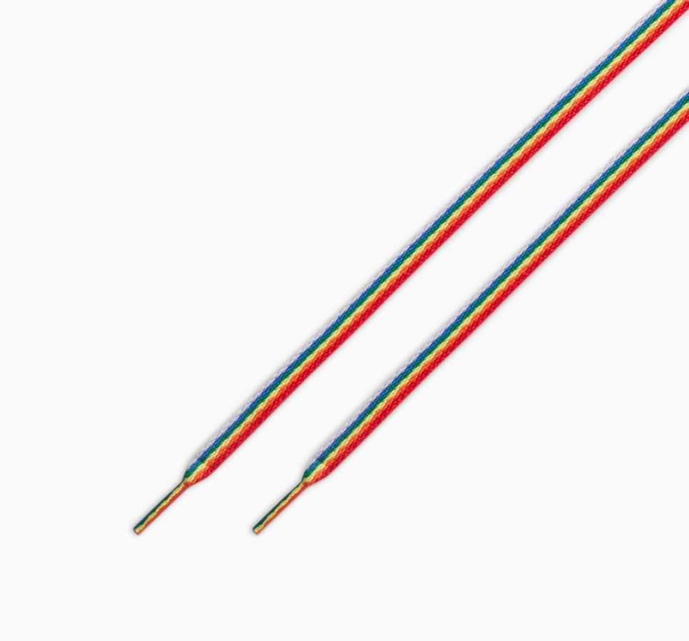 Šnúrky Rainbow do vysokých topánok 54''/137 cm
