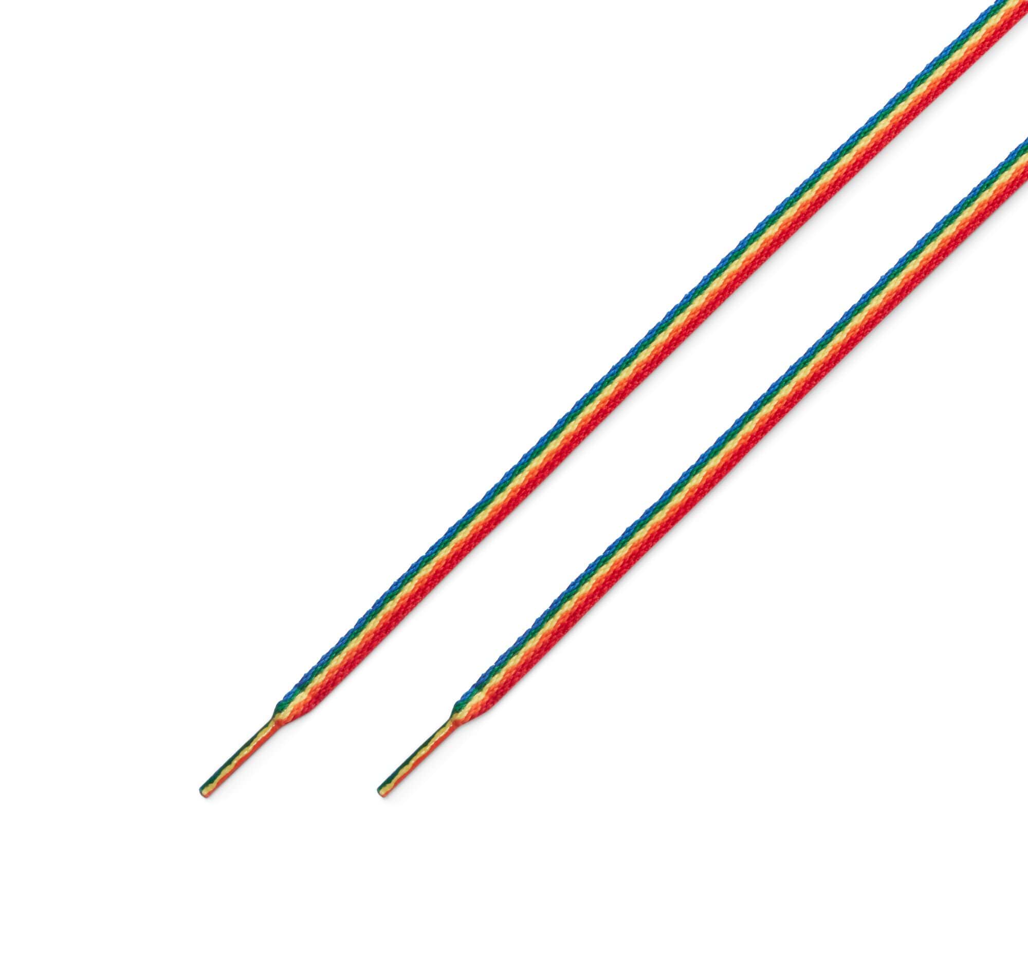 Šnúrky Rainbow do vysokých topánok 54''/137 cm