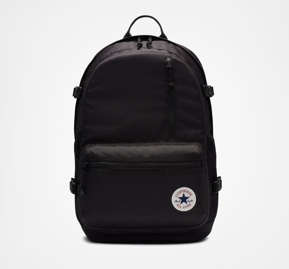 Straight Edge Backpack-One size-black