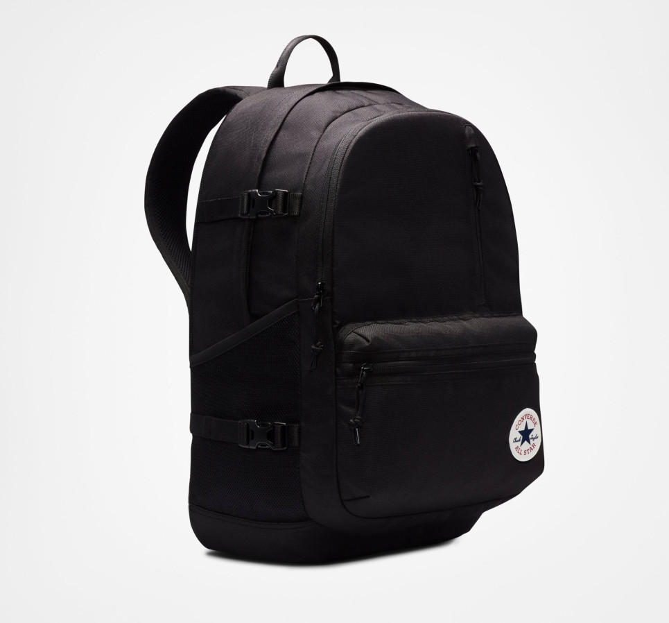Straight Edge Backpack-One size-black