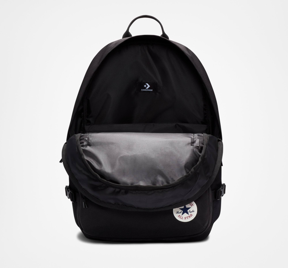 Straight Edge Backpack-One size-black