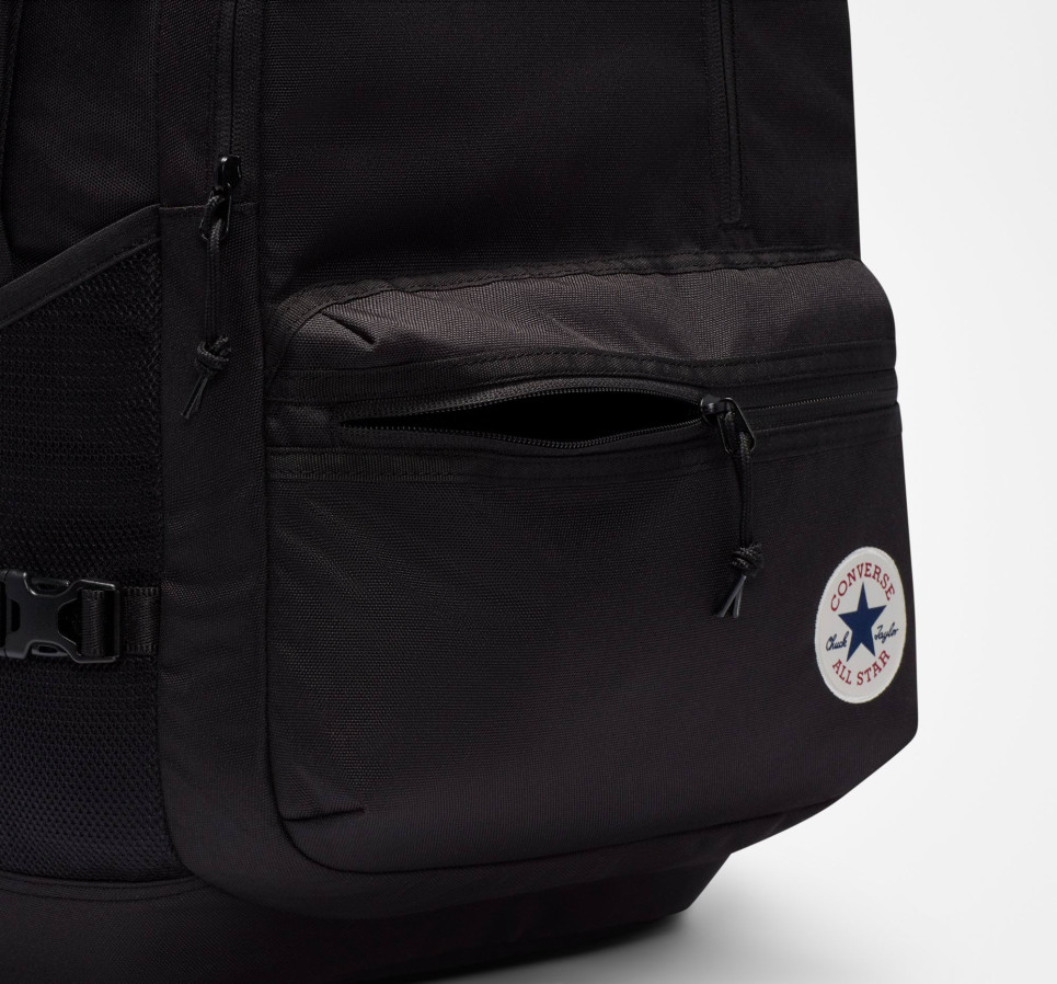 Straight Edge Backpack-One size-black