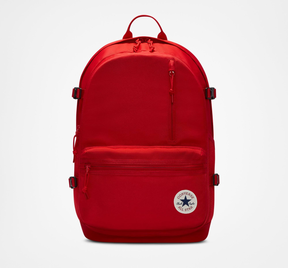 Straight Edge Backpack-Red-One size