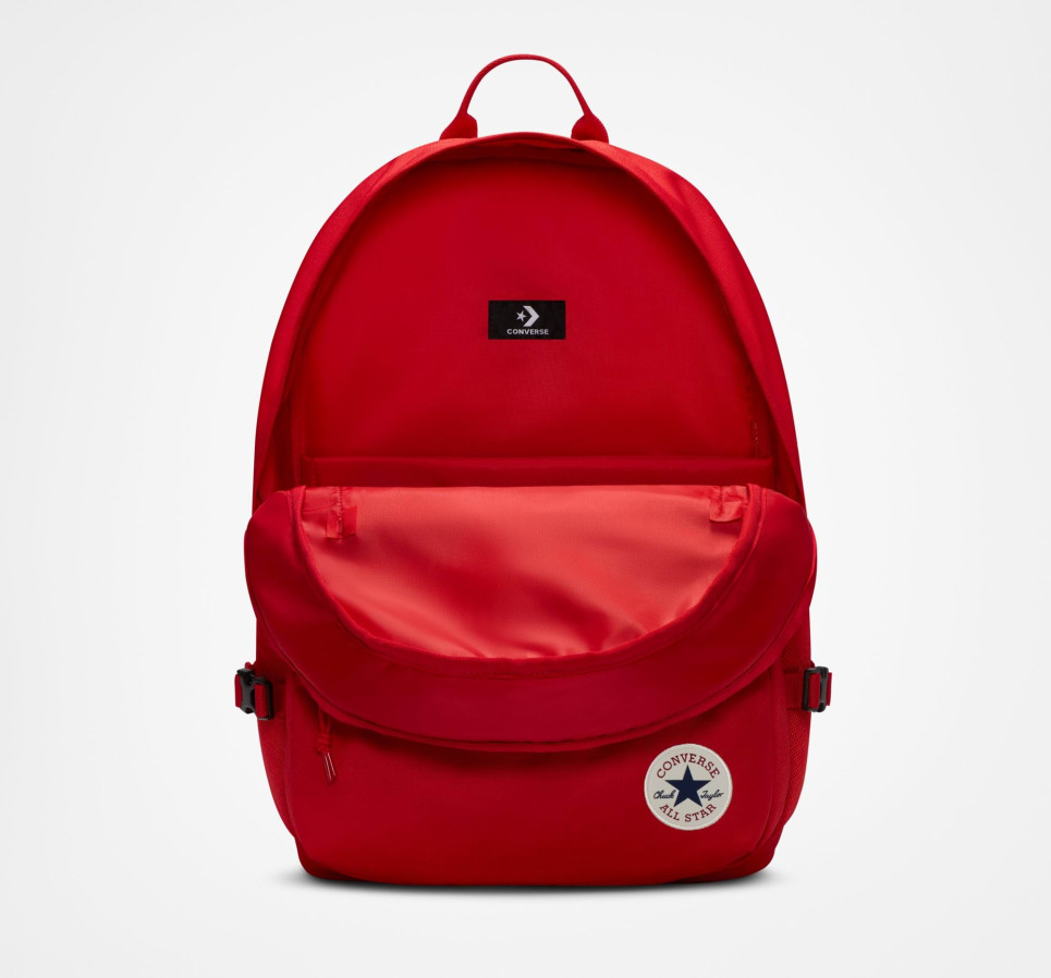 Straight Edge Backpack-Red-One size