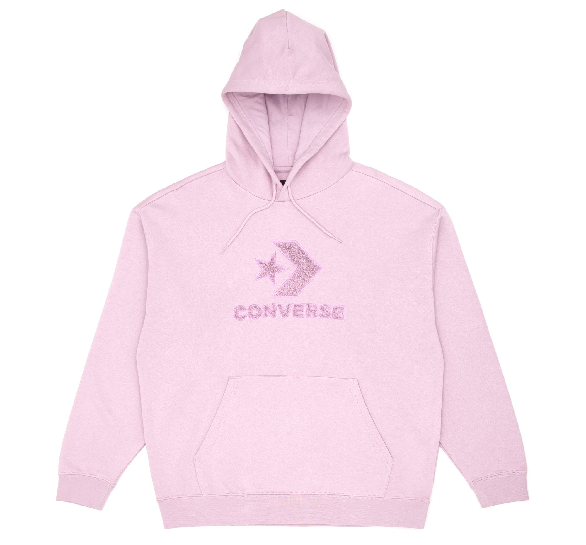 Mikina s kapucňou Converse Go-To Star Chevron voľného strihu