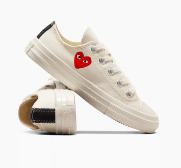 PLAY Comme des Garçons Single Heart Chuck 70