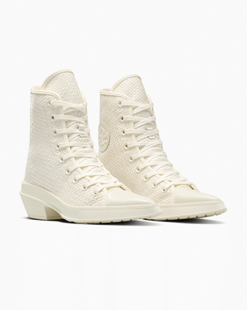 Chuck 70 De Luxe Pointed Platform Woven Leather