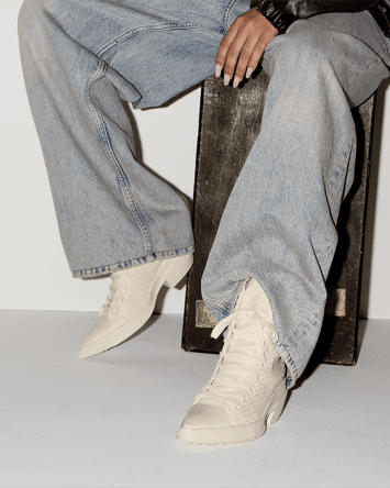 Chuck 70 De Luxe Pointed Platform Woven Leather