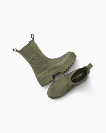 Chuck Taylor All Star Lugged Heel Chelsea Boot Mono Suede