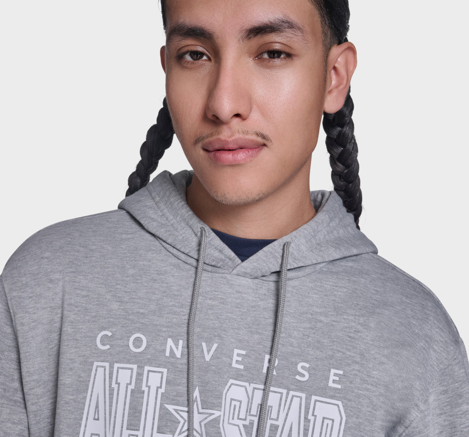 Mikina cez hlavu s kapucňou Converse All Star