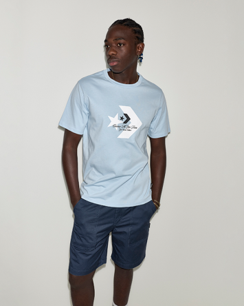 Star Chevron Script Tee