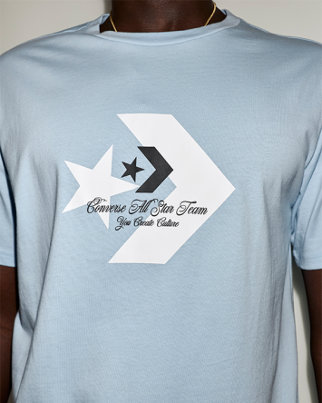 Star Chevron Script Tee