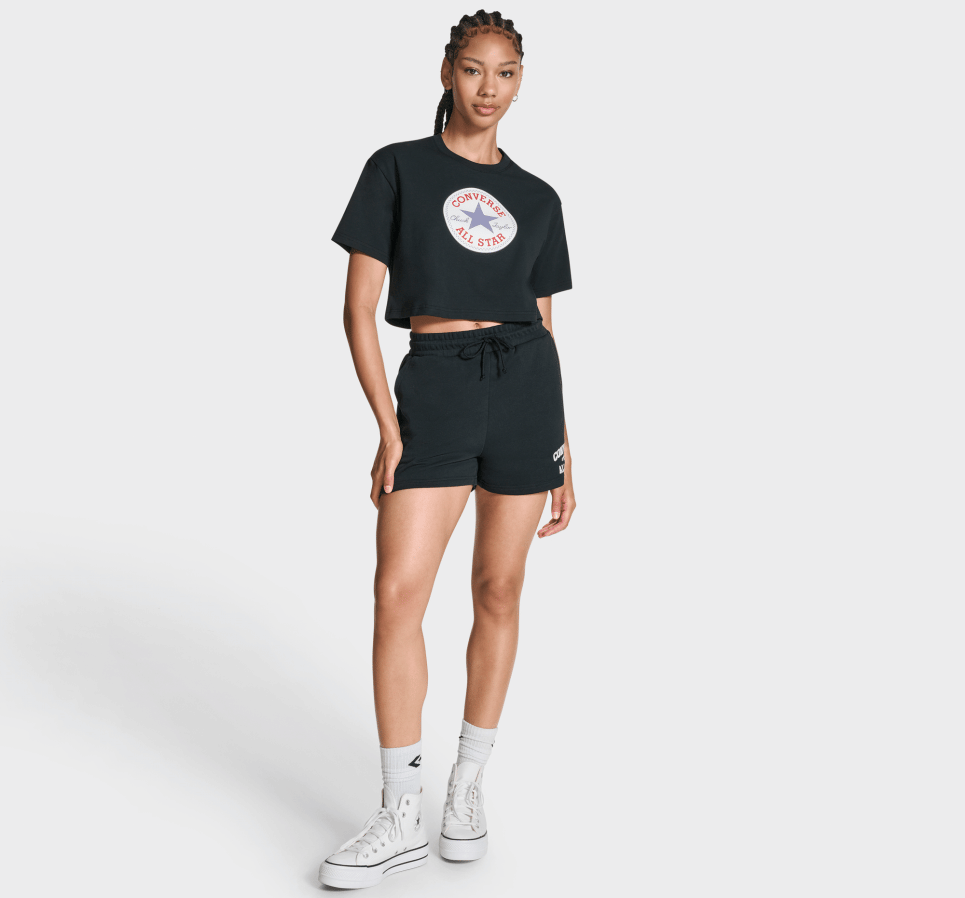 Chuck Taylor All Star Patch Cropped T-Shirt