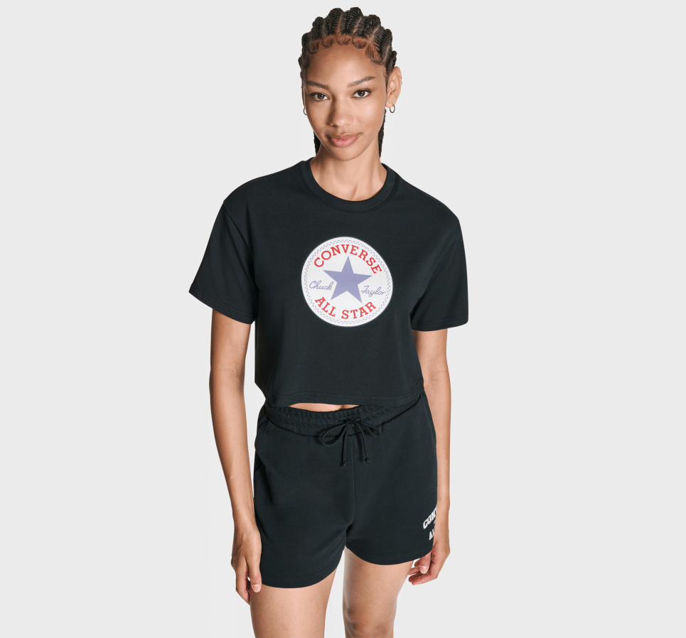 Chuck Taylor All Star Patch Cropped T-Shirt