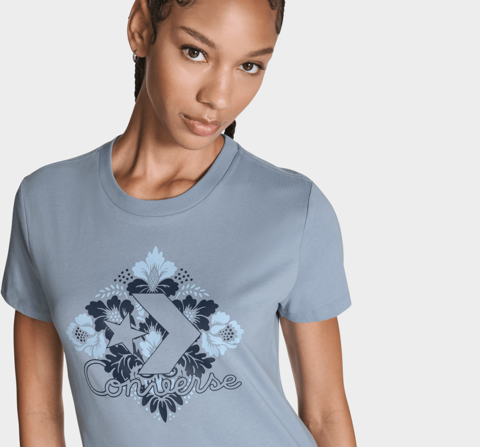 Floral Star Chevron T-Shirt